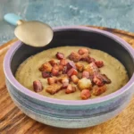 soupe veloutée aux lentilles vertes