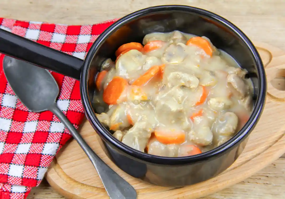 Blanquette de veau carottes champignons