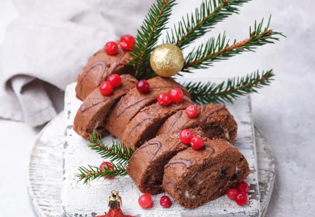 Bûche de Noël au chocolat