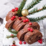 Bûche de Noël au chocolat