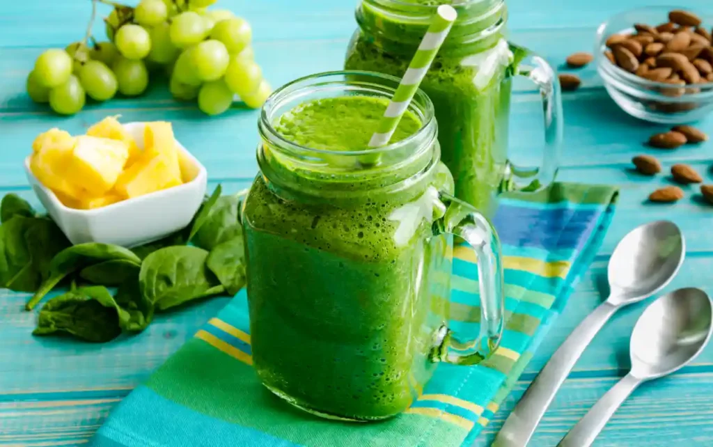 green smoothie aux épinards