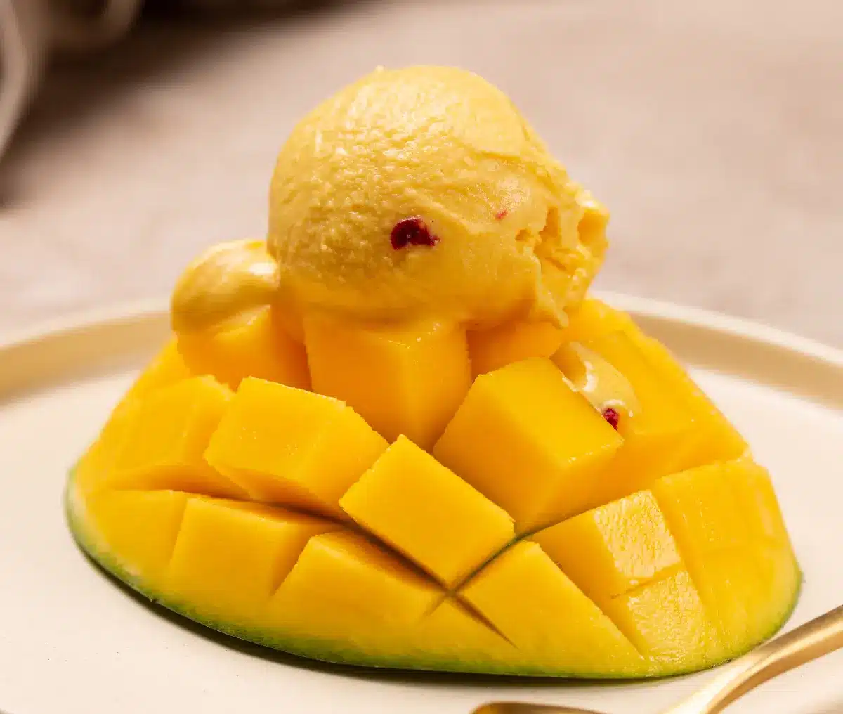 Recette Glace à la Mangue Sans Sorbetière