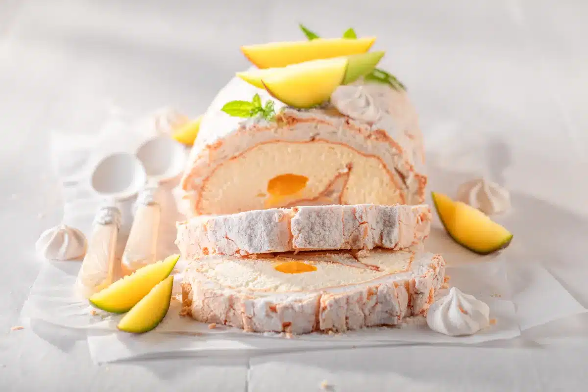 Roulade suisse à la mangue