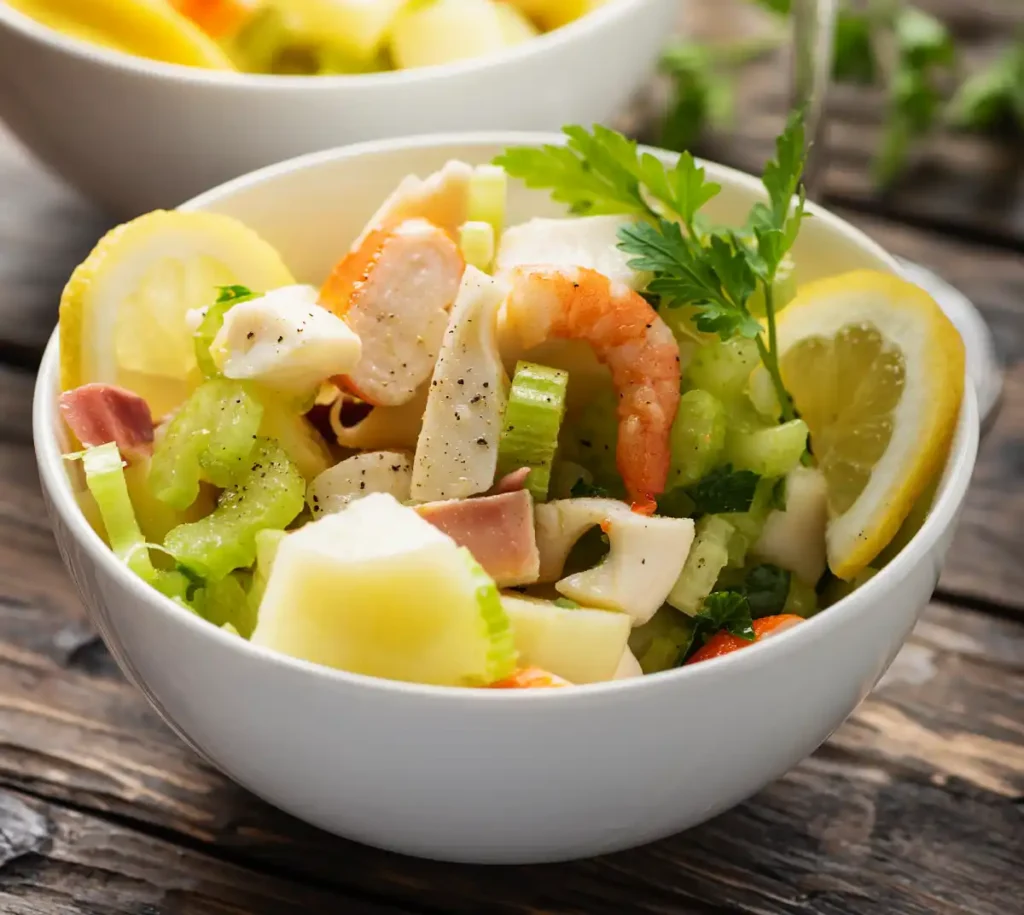 Salade de Pommes de Terre Fruits de Mer et Céleri