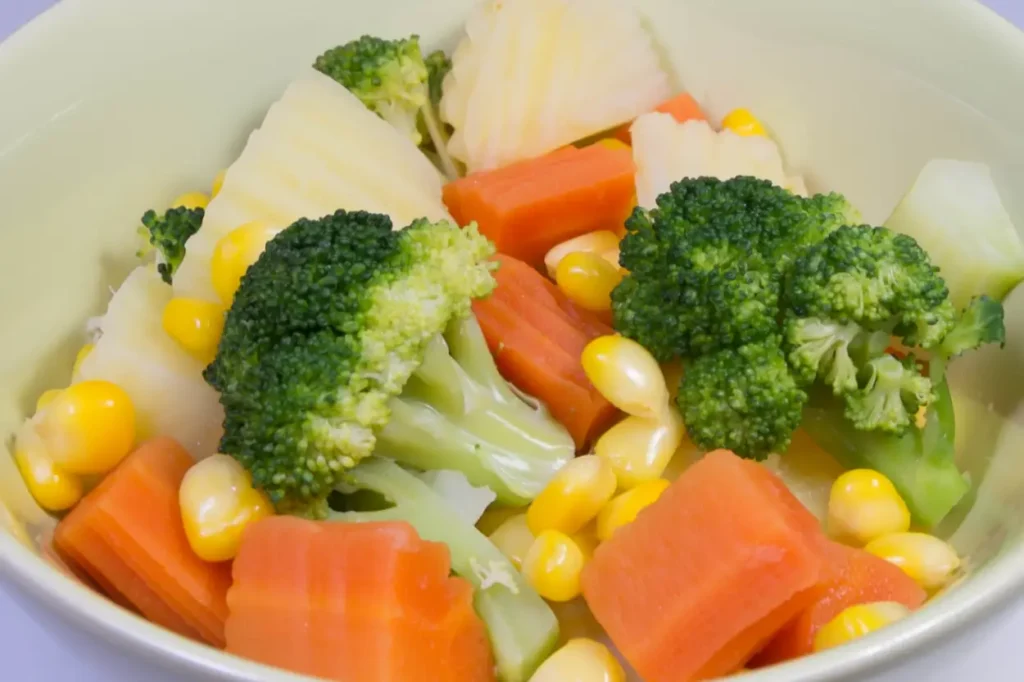 Salade de légumes vapeur au Cookeo