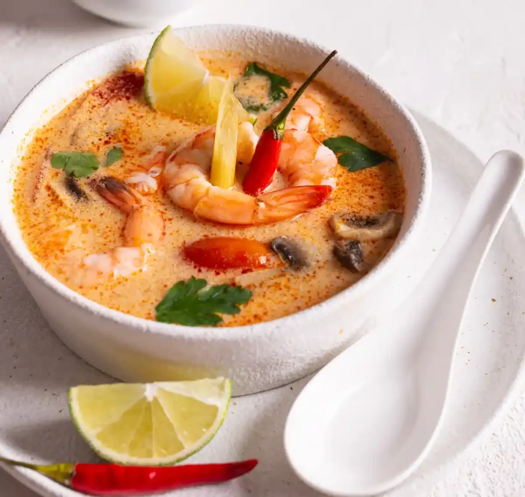 Soupe Tom Yam aux crevettes