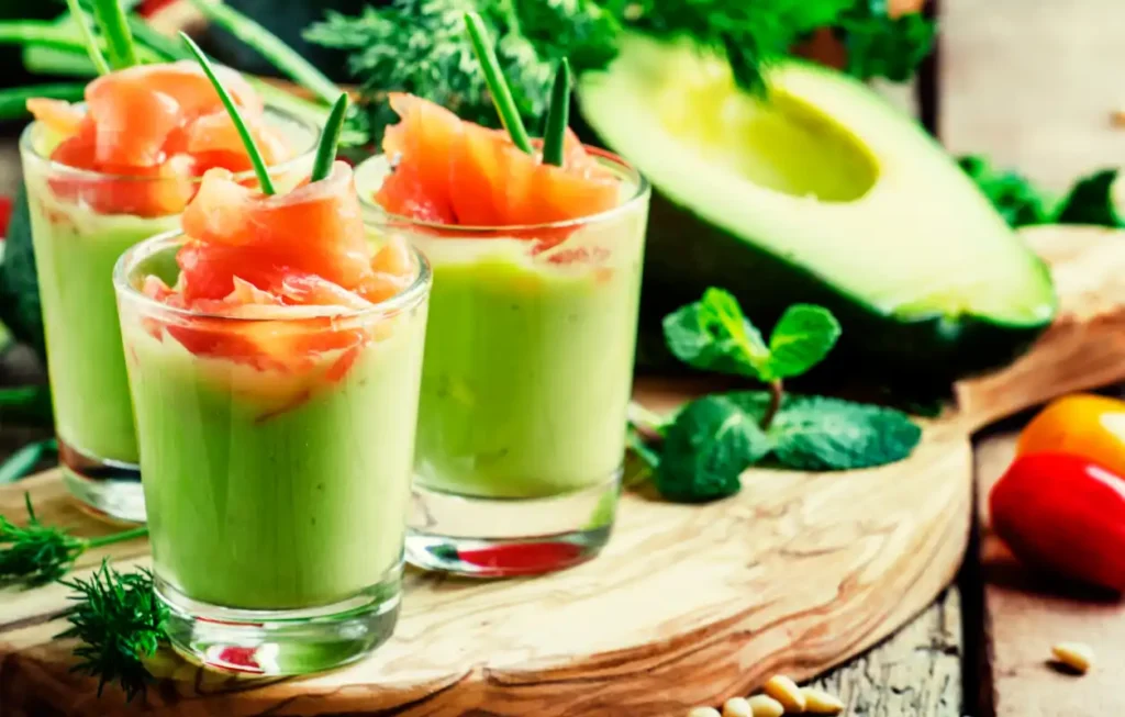 verrine de mousse d’avocats