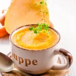 Soupe au potiron et à la carotte