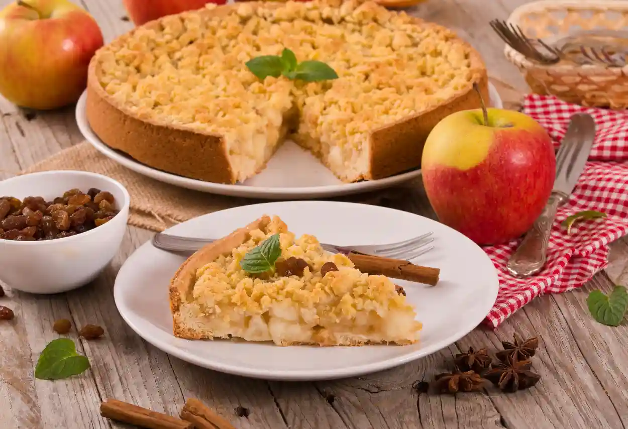 Tarte Crumble aux Pommes