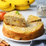 gâteau moelleux aux pommes et bananes