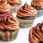 Cupcakes au chocolat avec glaçage au café