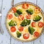 Gratin de brocoli et tomate