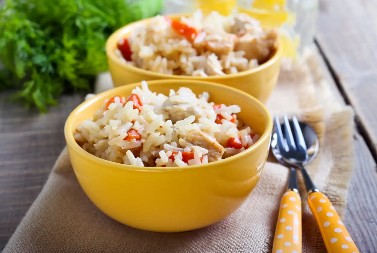 riz au poulet et carottes au Cookeo