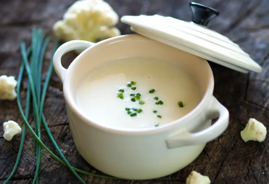 Soupe de chou-fleur avec et sans Thermomix