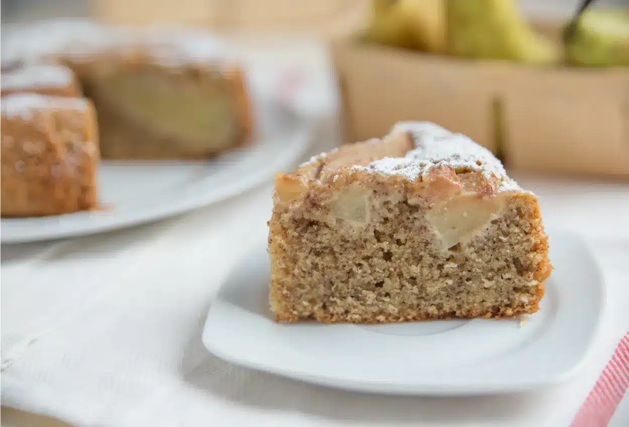 cake au blé complet et poires