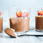 Verrines de mousse au chocolat