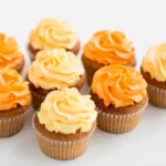 Glaçage orange pour cupcakes