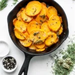 Pommes de Terre à l'Ail et aux Fines Herbes à la Poêle