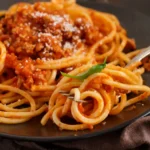 Spaghettis Bolognaise Maison