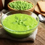 Velouté de petits pois au Thermomix