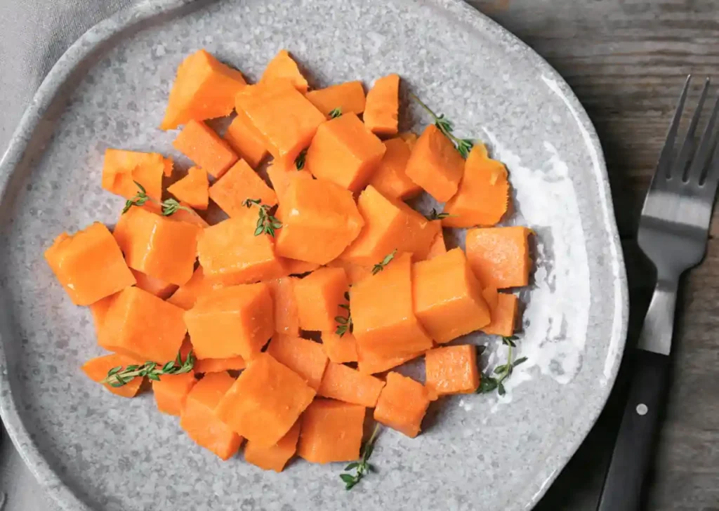 cuisson de patate douce au Cookeo