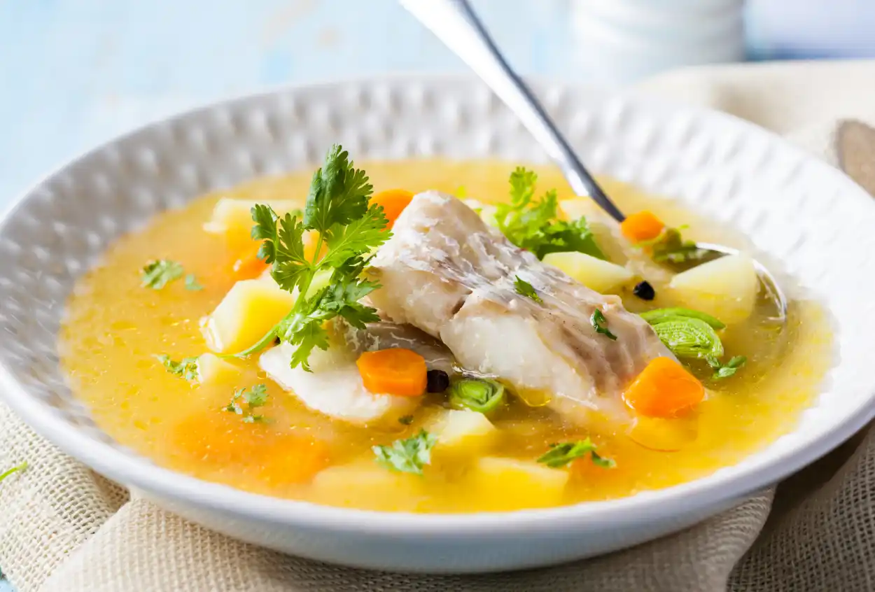 Soupe de Légumes au Poisson