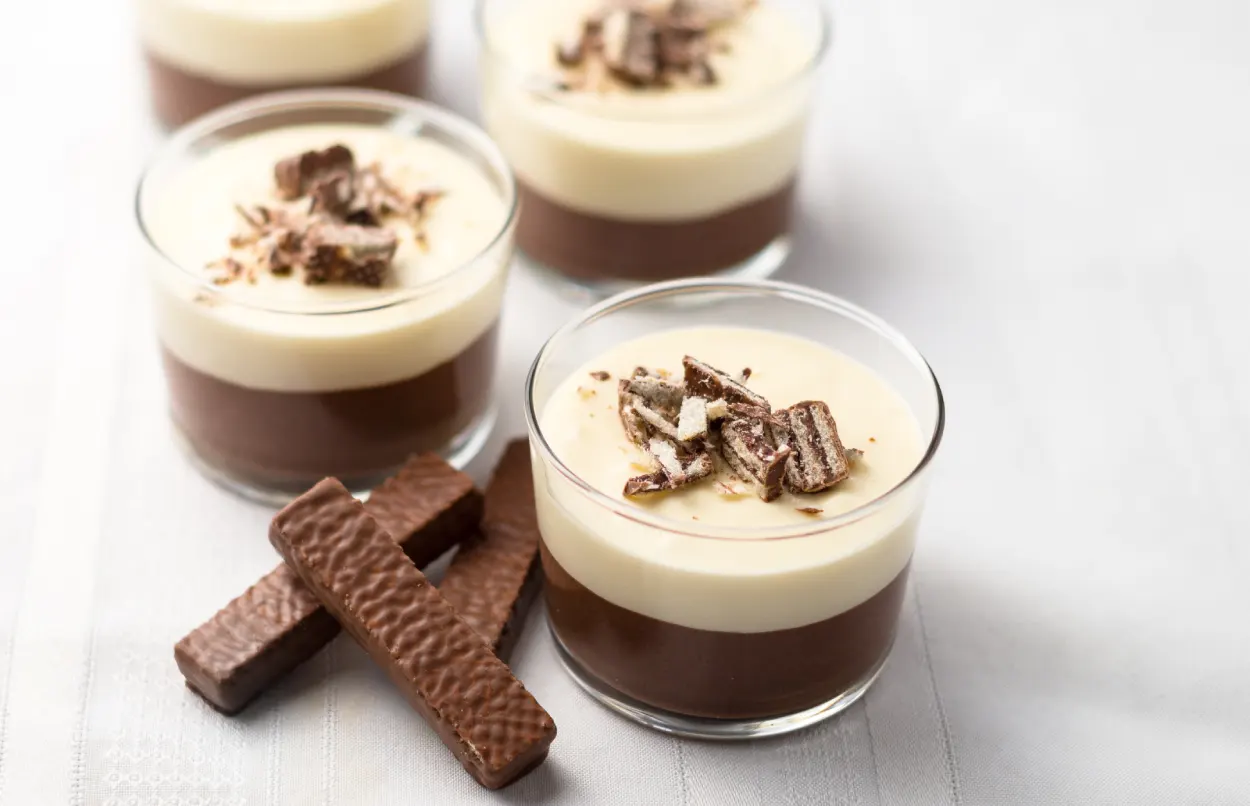 Verrine Chocolat Noir et Blanc